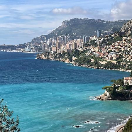 רוקברון-קאפ-מרט Aux Portes De Monaco Superbe T3 Vue Mer מראה חיצוני תמונה